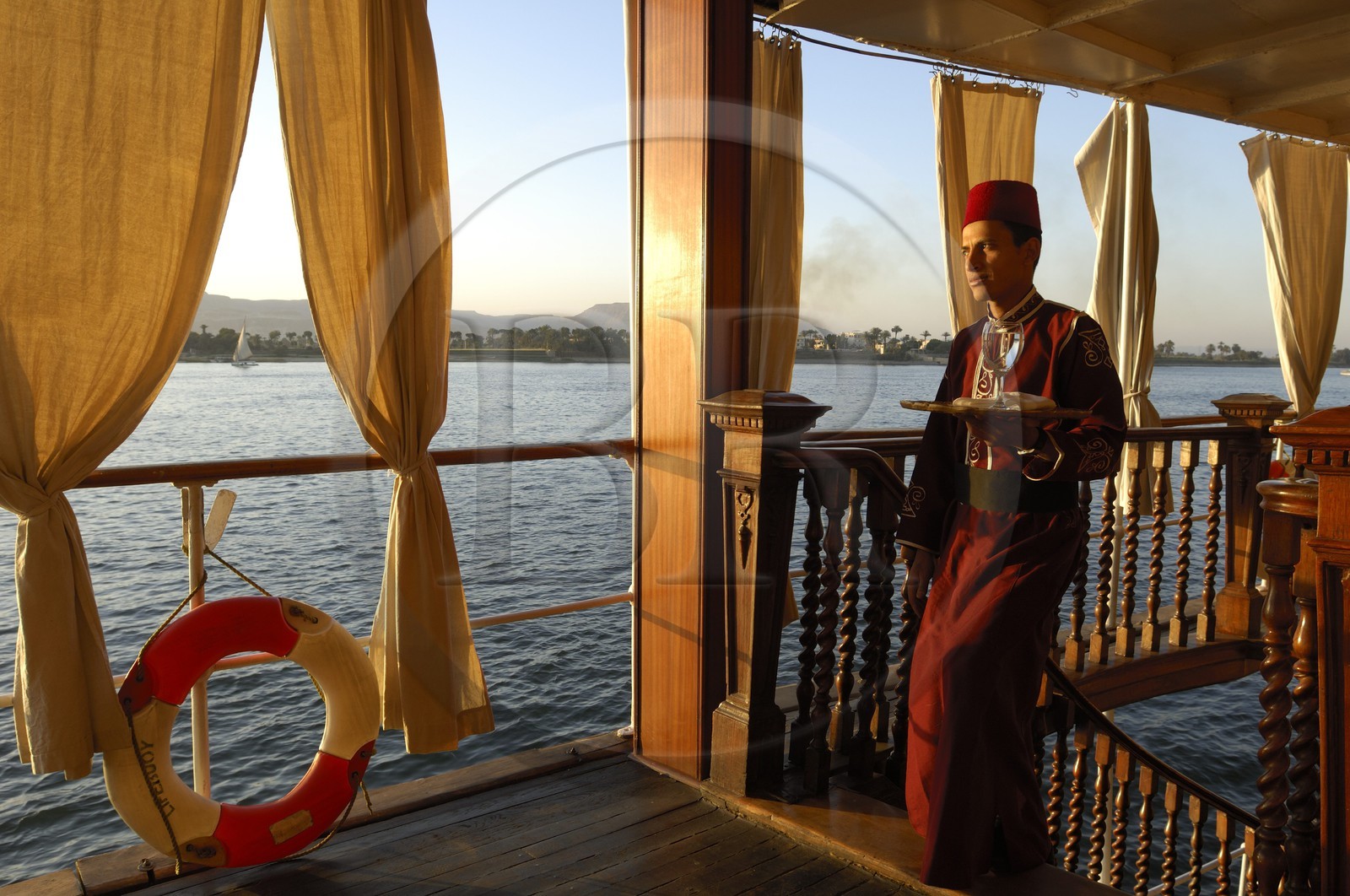 Egypte, Haute Egypte, croisière sur le Nil entre Louxor et Assouan, le Steam Ship Sudan