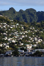 Caraïbes, Saint-Vincent et les Grenadines, Ile de Saint-Vincent, la capitale Kingstown
