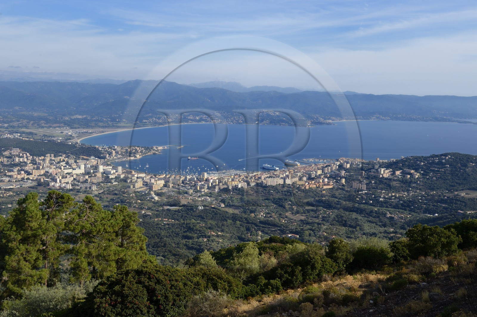 France, Corse-du-Sud (2A), Ajaccio et le Golfe d'Ajaccio
