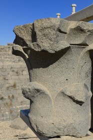 Israel, Northern District, Galilee, Belvoir Fortress is a Crusader fortress hold by the Knights Hospitaller between 1168 and 1189