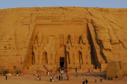 Egypte, Haute Egypte, Nubie, Abou Simbel, site classé Patrimoine Mondial de l'UNESCO, temple de Ramsès II