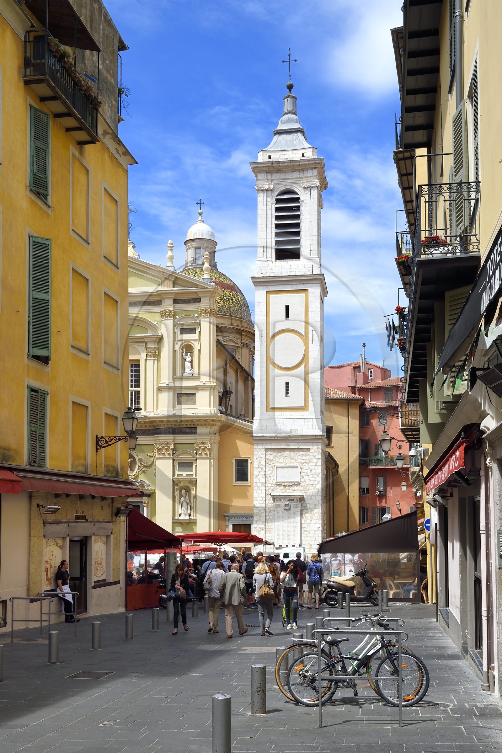France, Alpes-Maritimes, Nice, Old Town, Sainte-Reparate (St. Reparata) cathedral