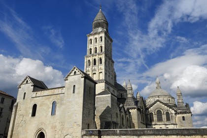 France, Dordogne (24), Périgord Blanc, Périgueux, Cathédrale Saint-Front, étape sur le chemin de Saint-Jacques-de-Compostelle site classé Patrimoine Mondial de l'UNESCO