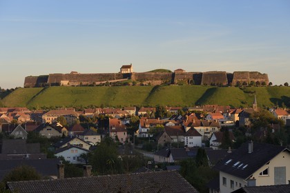 France, Moselle, parc regional des Vosges du nord (Northern Vosges Regional Natural Park), Bitche, citadel fortified by Vauban