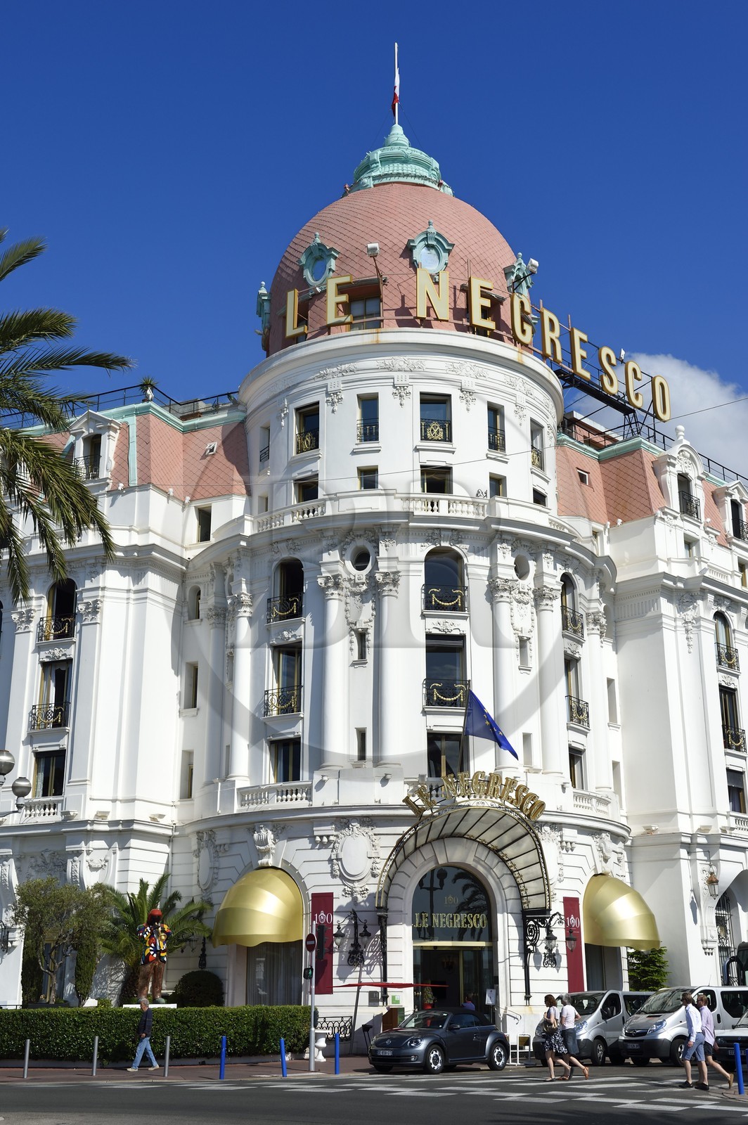 France, Alpes-Maritimes, Nice, Negresco Hotel on the Promenade des Anglais