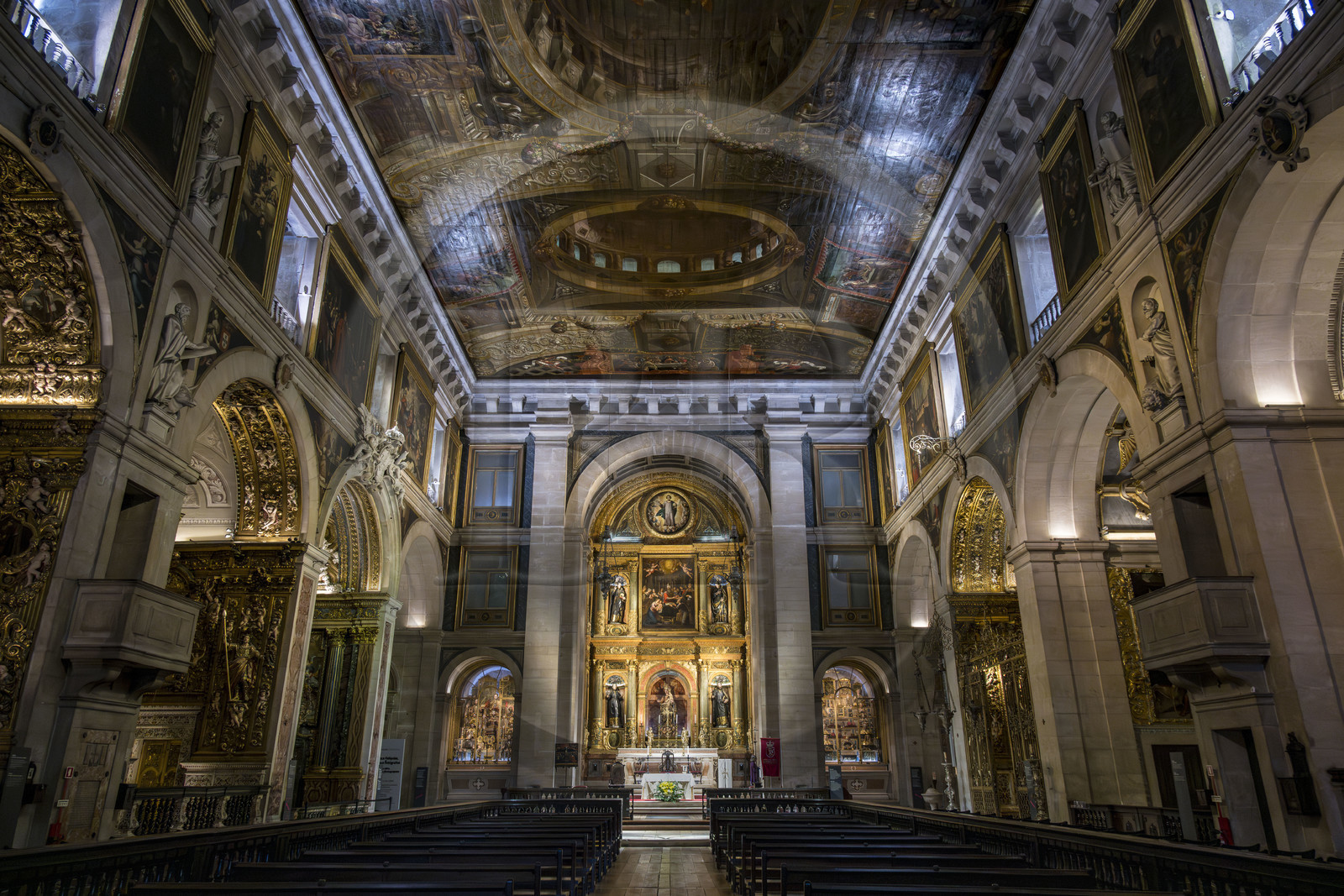 Portugal, Lisbonne, Bairro Alto, église Saint-Roch (Igreja de Sao Roque) du XVIème siècle