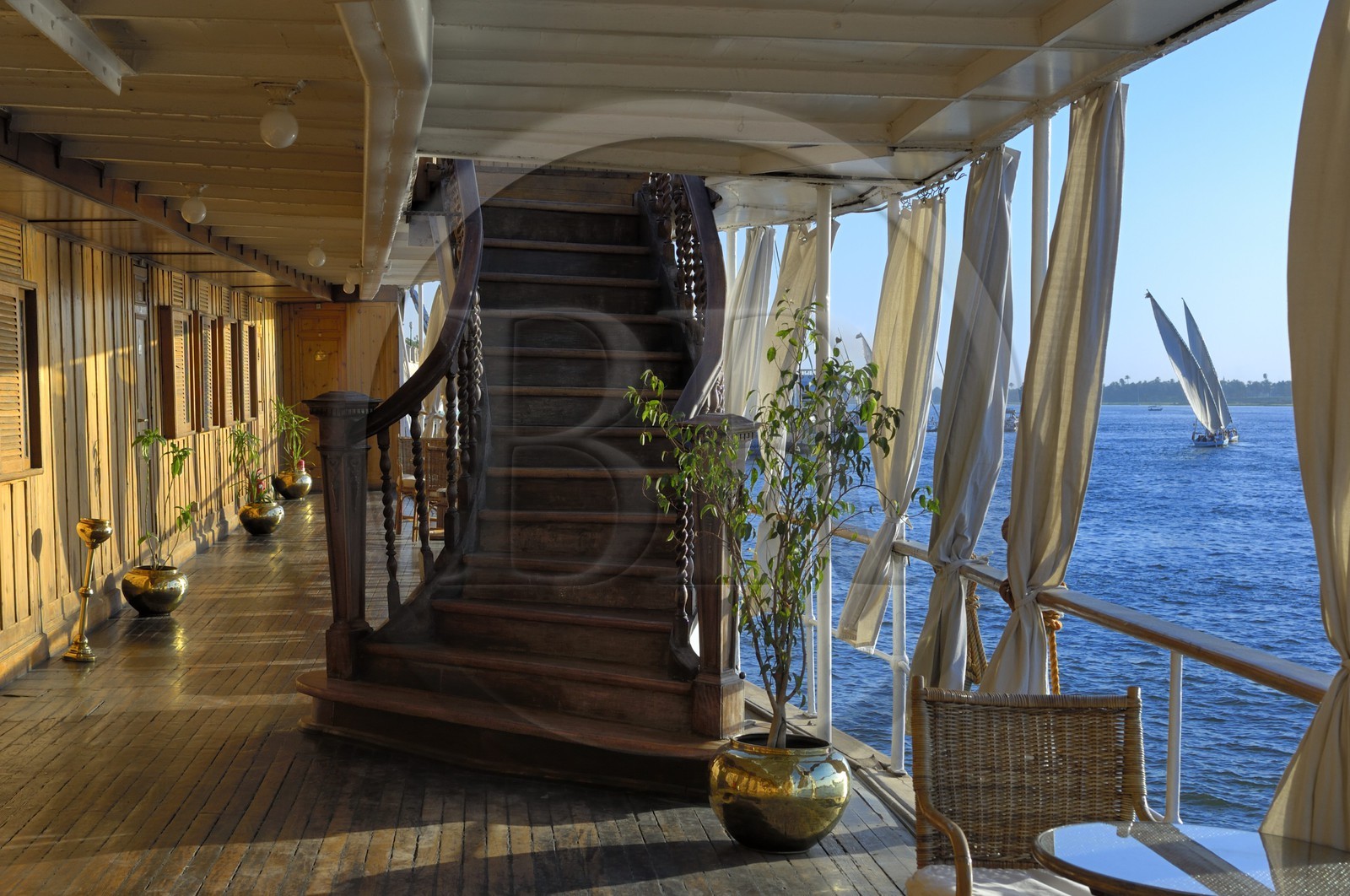 Egypte, Haute Egypte, croisière sur le Nil entre Louxor et Assouan, le Steam Ship Sudan