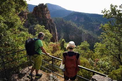 France, Var (83), entre Bagnols-en-Forêt et Roquebrune-sur-Argens, randonnée dans les Gorges du Blavet