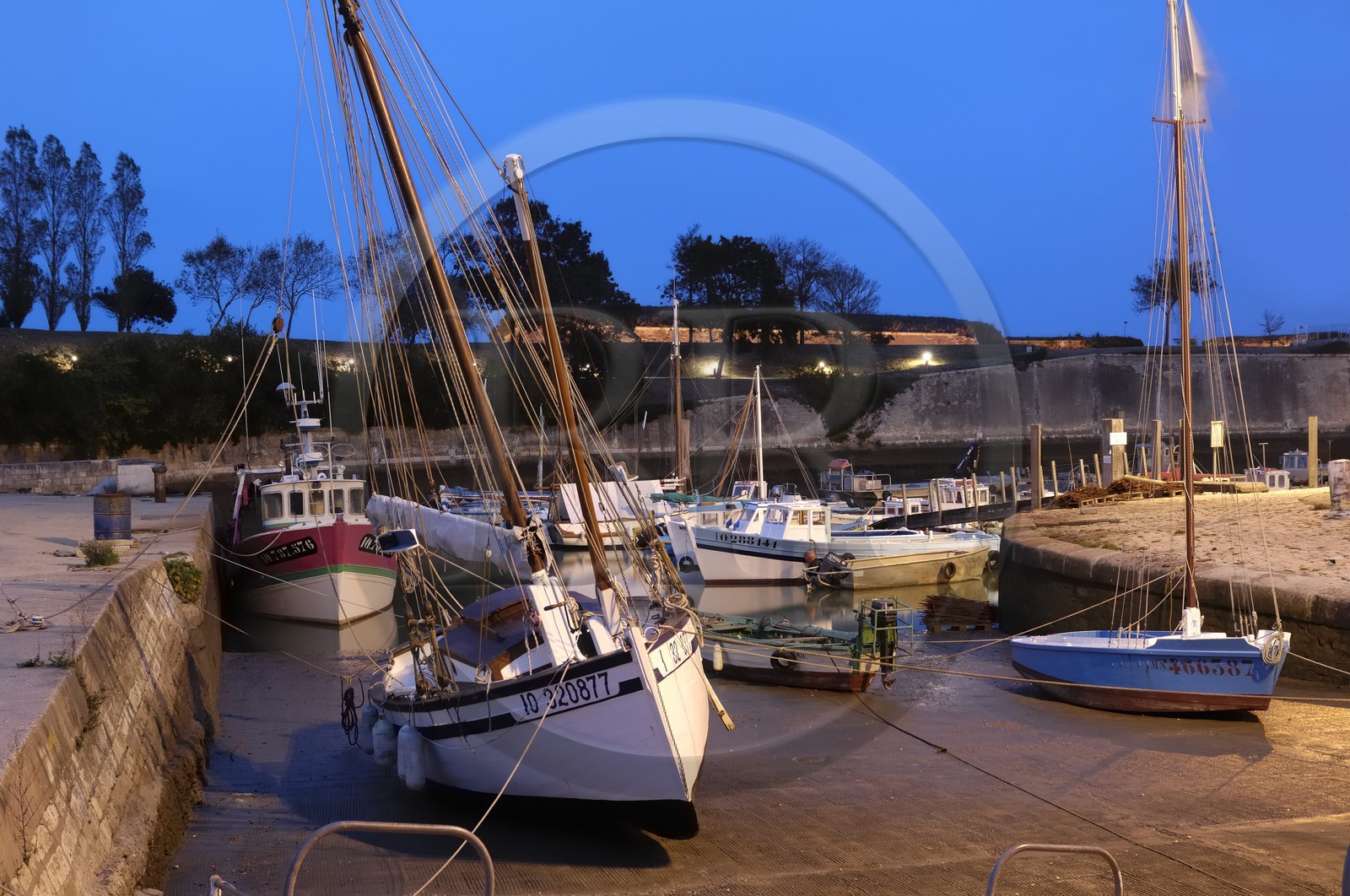France, Charente-Maritime (17), Ile d'Oléron, Le Château d'Oléron, le port
