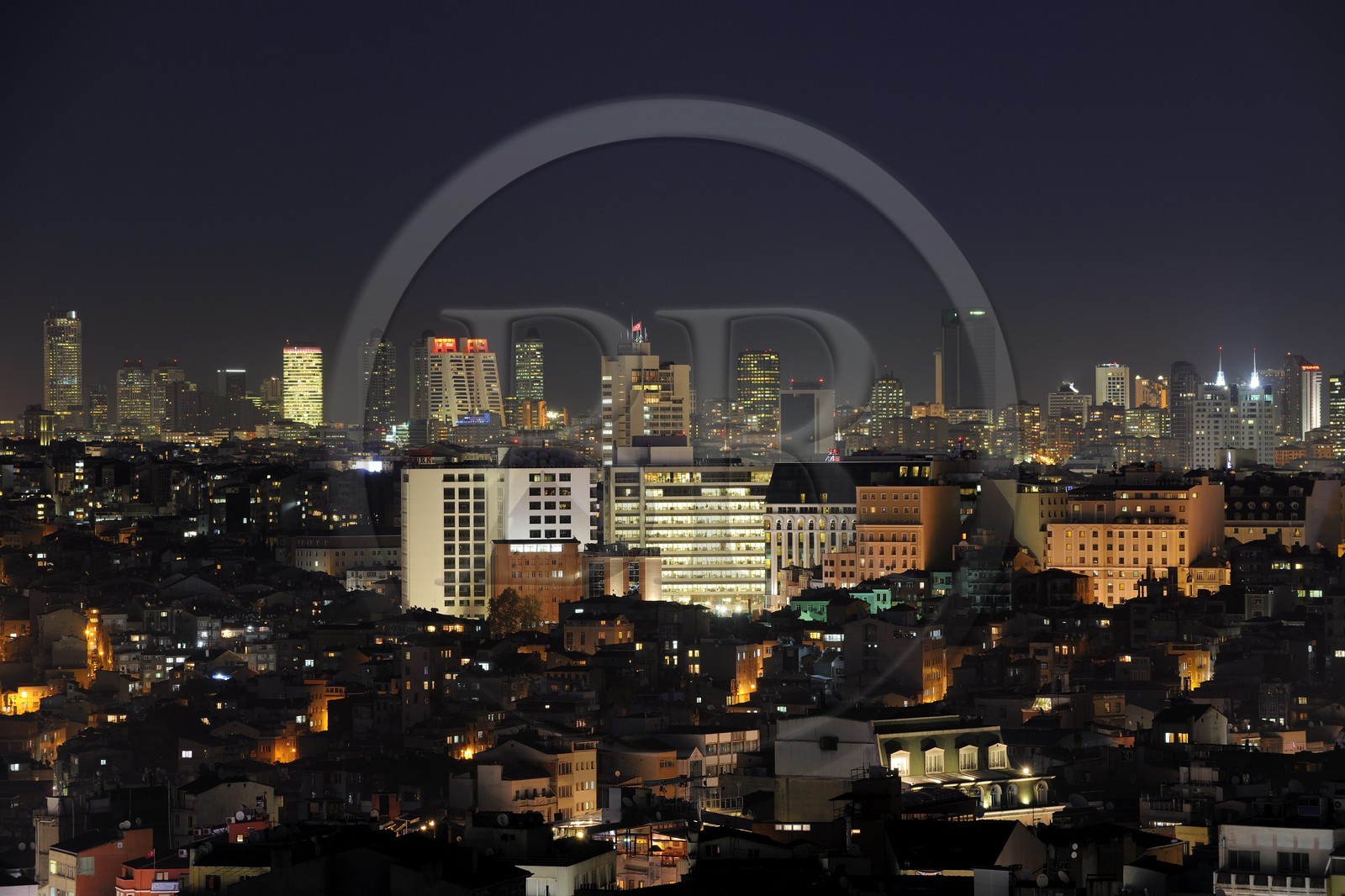 Turkey, Istanbul, modern buildings in the northern districts of the city