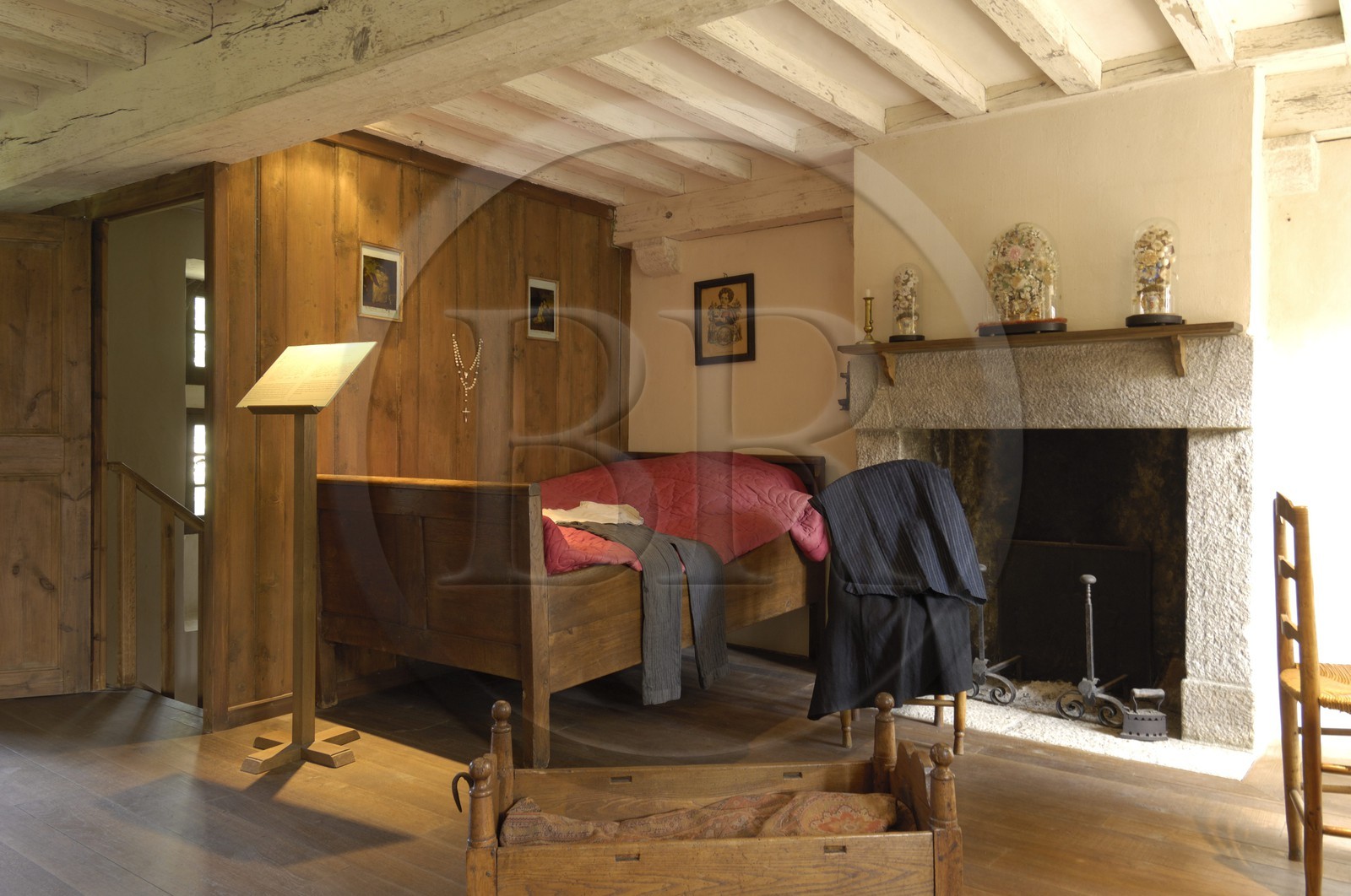 France, Manche, Cotentin, La Hague, Geville Hague, hamlet of Gruchy, birthplace of painter J.F.Millet