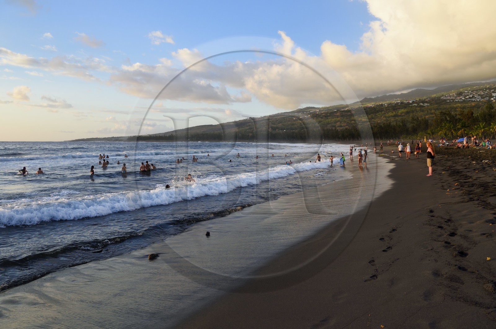 France, Ile de la Reunion, L'Etang Salé les Bains, la plage