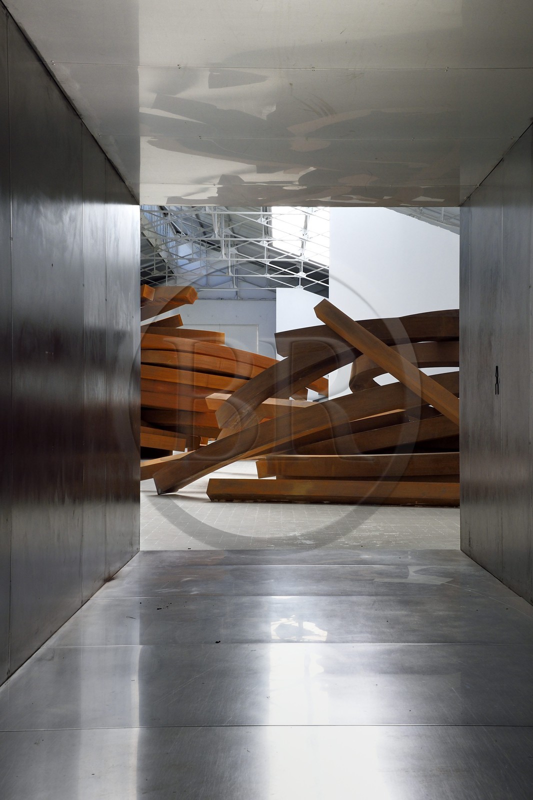 France, Var (83), Le Muy, Fondation Bernar Venet, l'ancienne usine