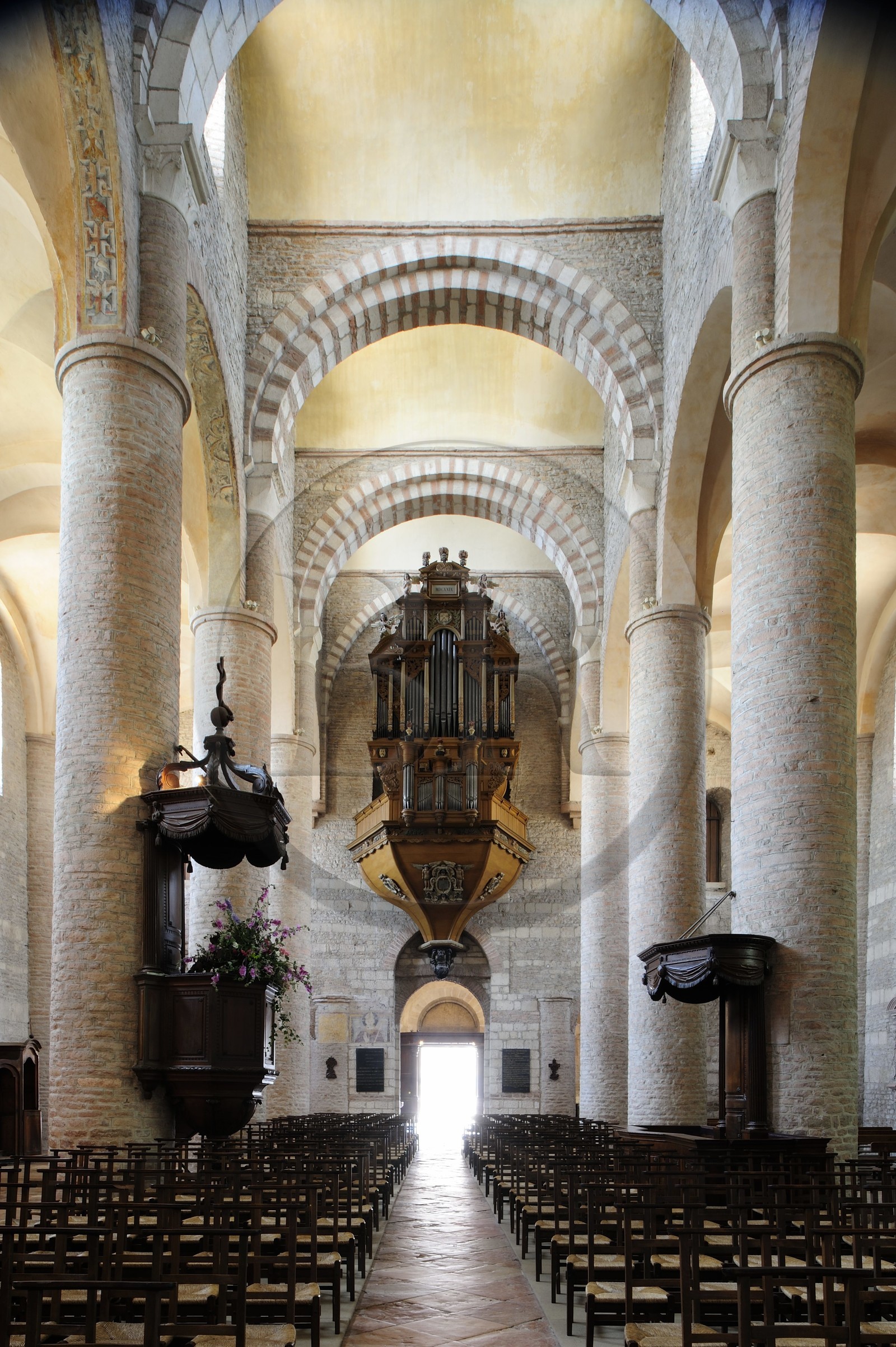 France, Saône et Loire (71), abbaye de Tournus, l'église Saint-Philibert