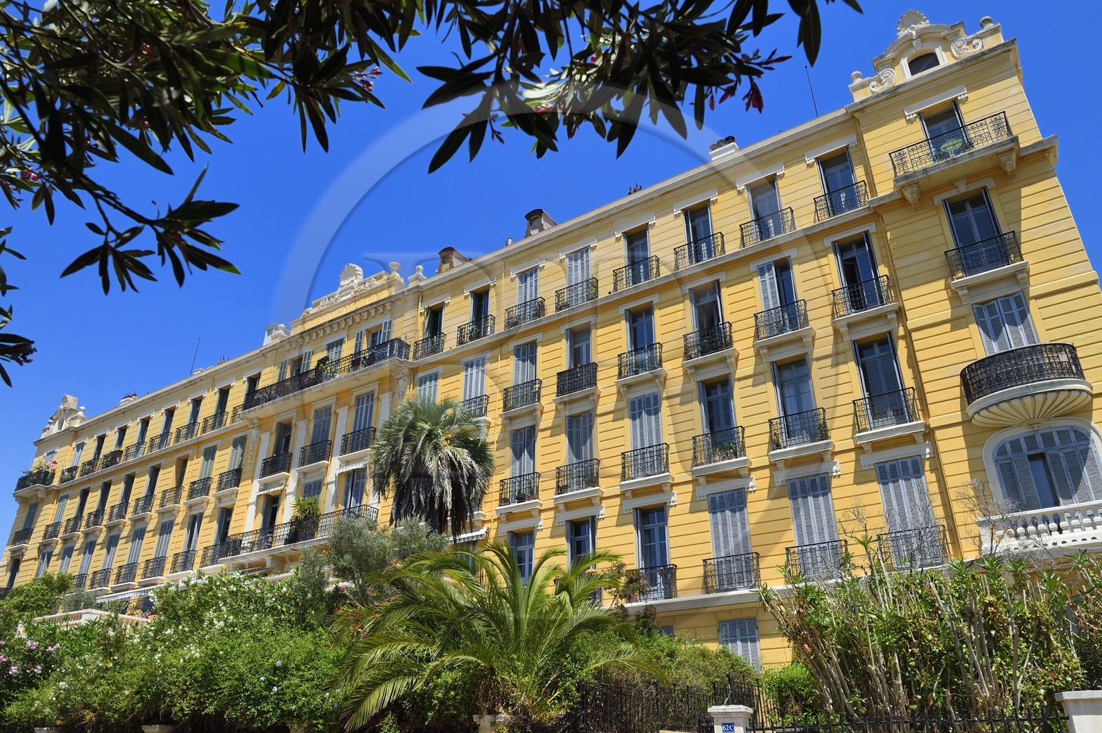 France, Var, Hyeres, former Grand Hotel on the avenue des Iles d'Or converted into apartments