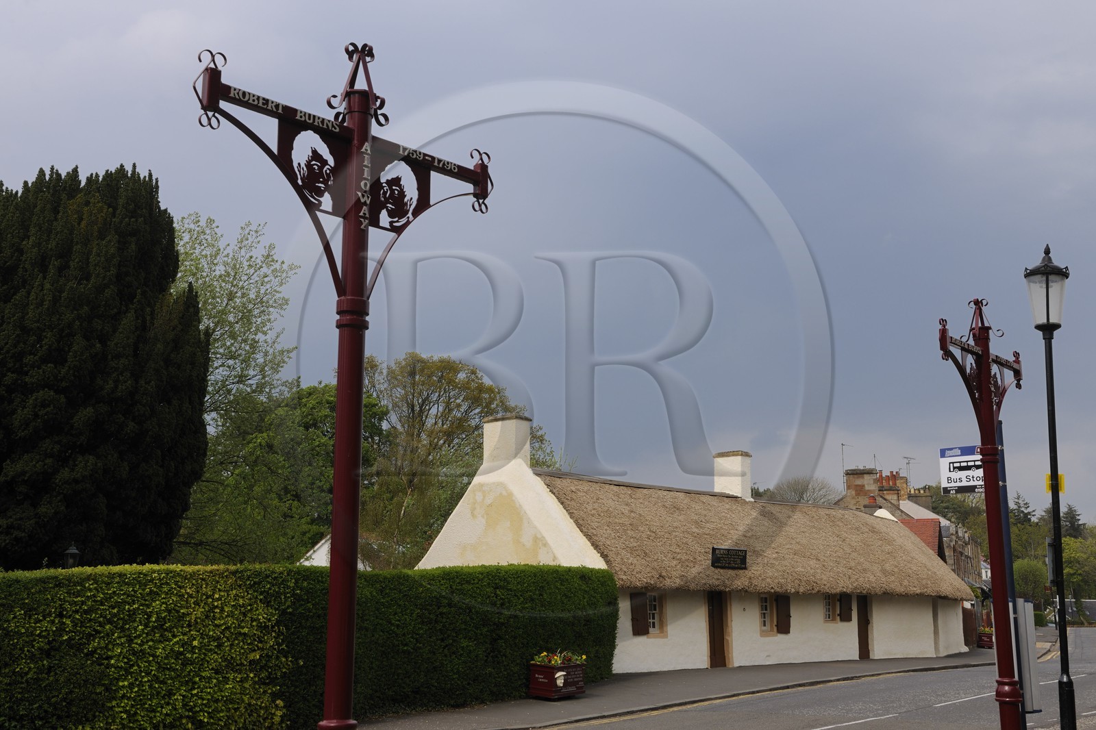 United Kingdom, Scotland, Ayrshire, Ayr, Alloway, village of Robert Burns, Burns cottage, humble cottage where he was born