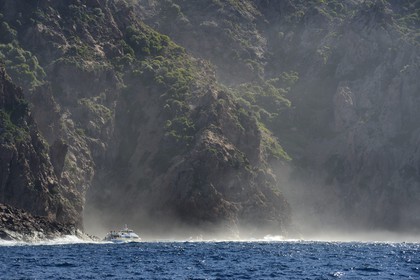 France, Corse-du-Sud (2A), Golfe de Porto, classé Patrimoine Mondial de l'UNESCO, Réserve naturelle de Scandola