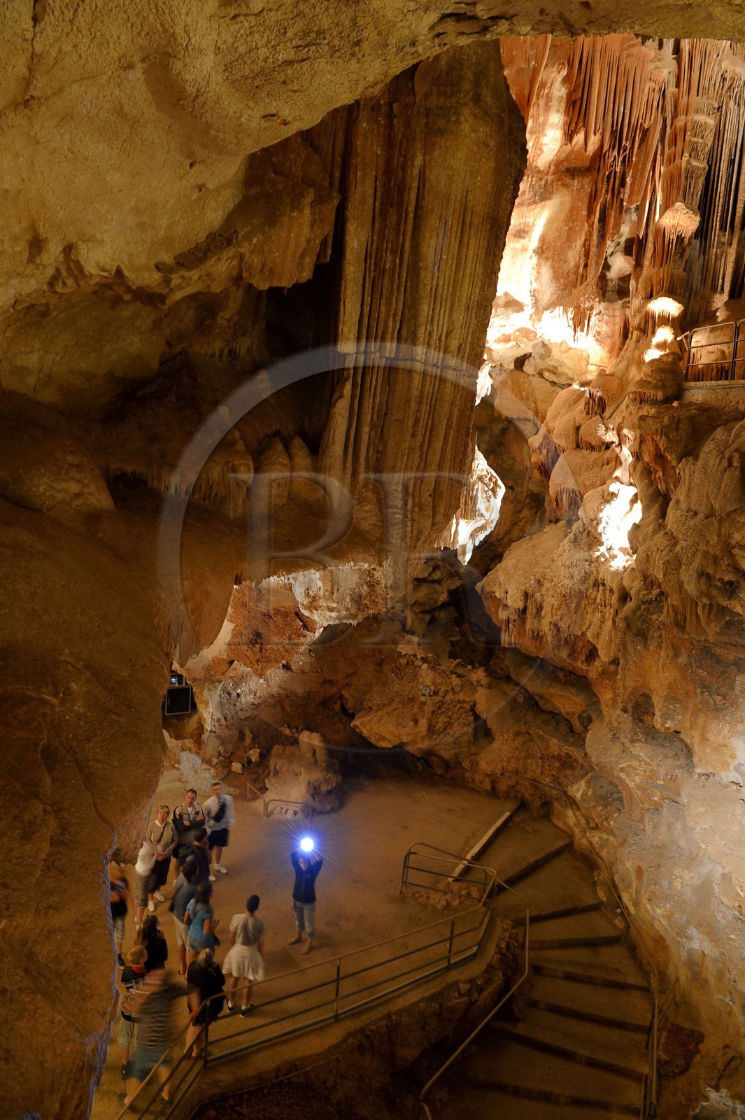 France, Ardèche (07), Saint-Marcel-d'Ardèche, la Grotte de la Madeleine