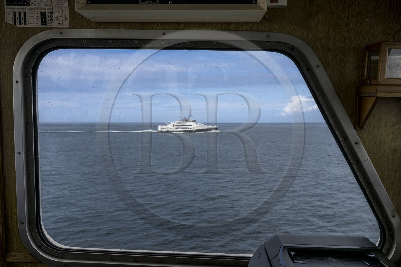 France, Finistère (29), Le Conquet, navire de la Penn ar Bed assurant la liaison avec les iles de Molène et Ouessant
