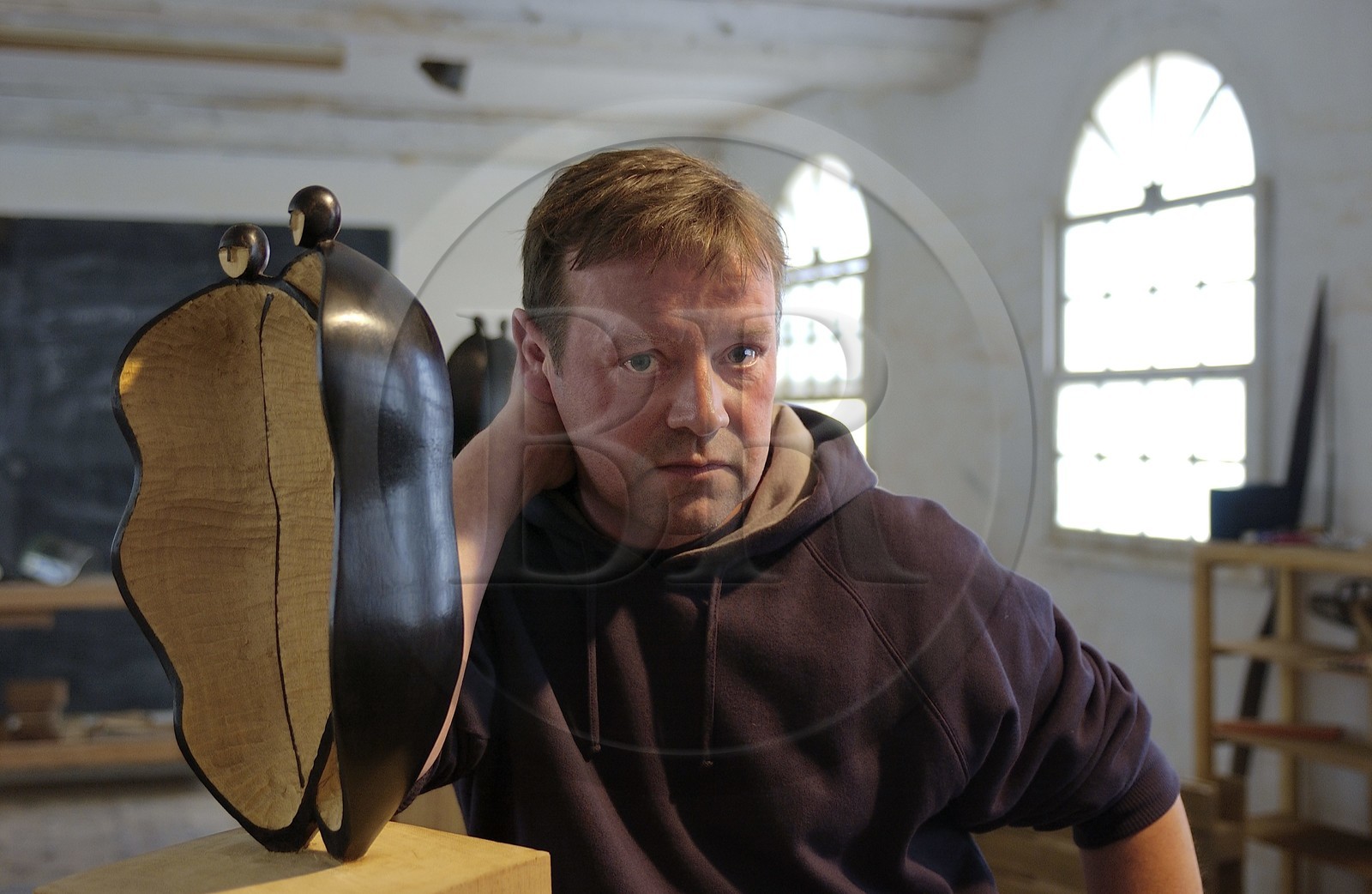 France, le sculpteur Axel Cassel