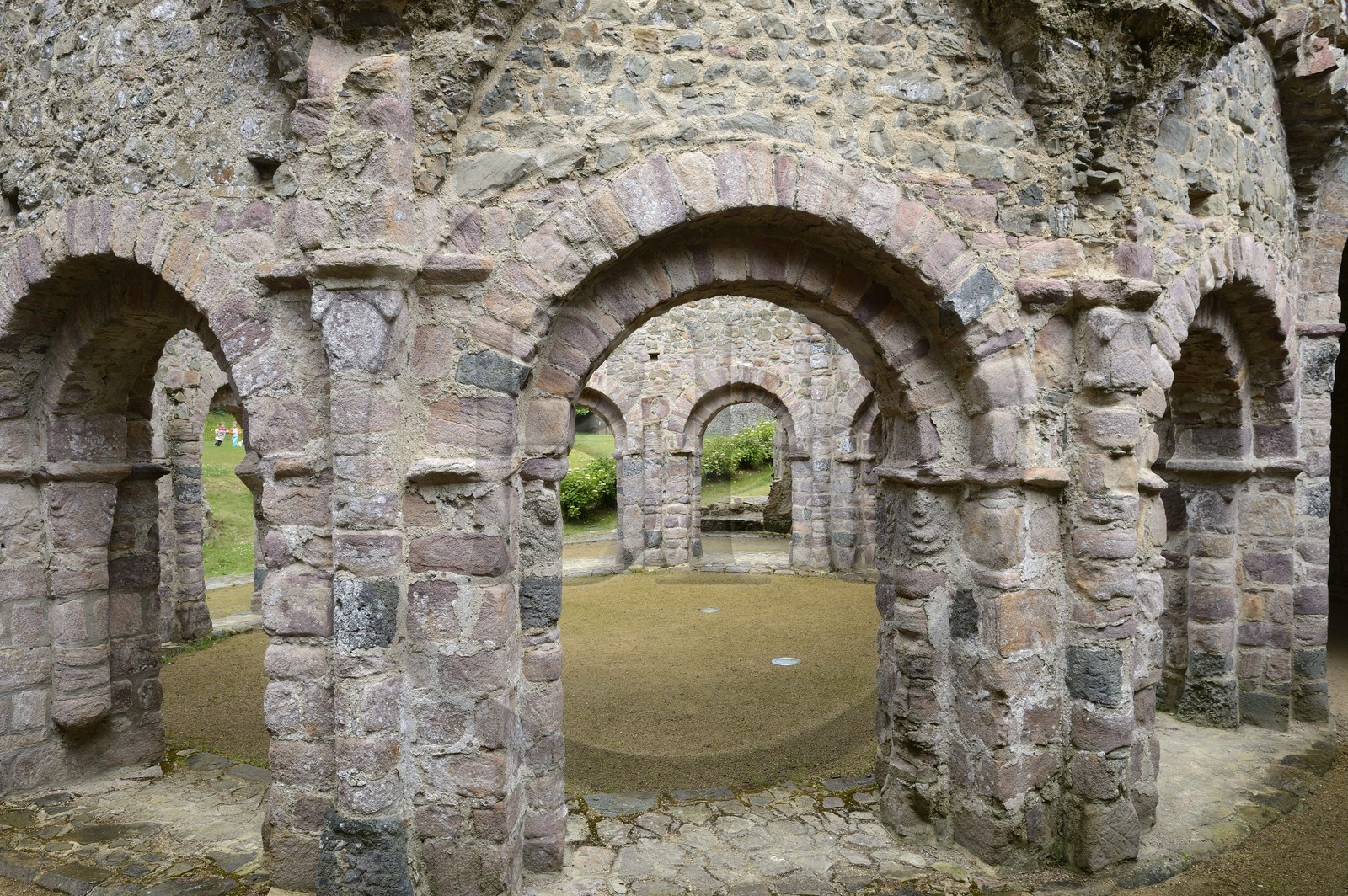 France, Côtes-d'Armor (22), Temple de Lanleff, ancienne chapelle du XIème siècle bati par les Templiers sur le modèle du Saint Sépulcre de Jérusalem