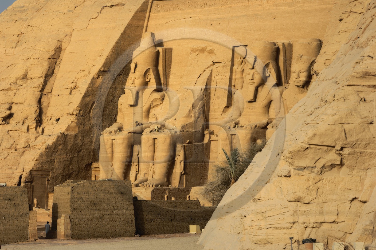 Egypte, Haute Egypte, Nubie, Abou Simbel, site classé Patrimoine Mondial de l'UNESCO, temple de Ramsès II