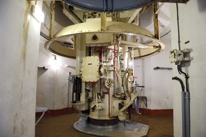 France, Moselle (57), Veckring, Ligne Maginot, forteresse du Hackenberg, chambre de tir d'artillerie