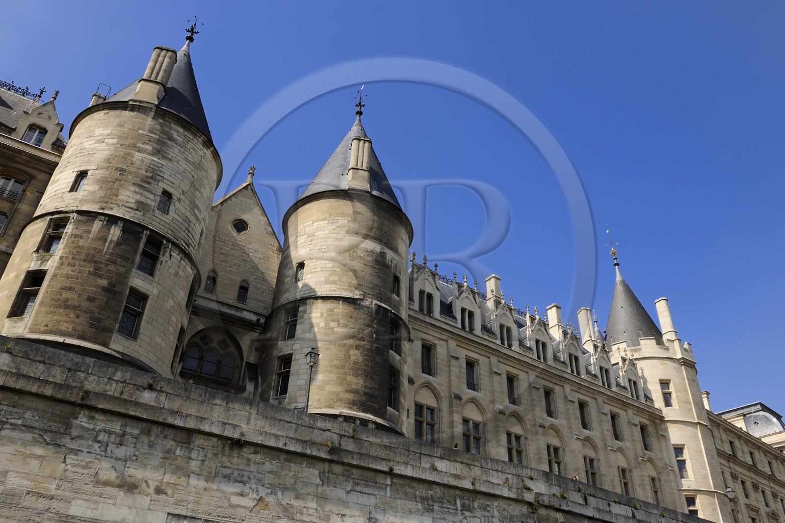 France, Paris (75), Ile de la Cité, la Conciergerie dans le Palais de Justice
