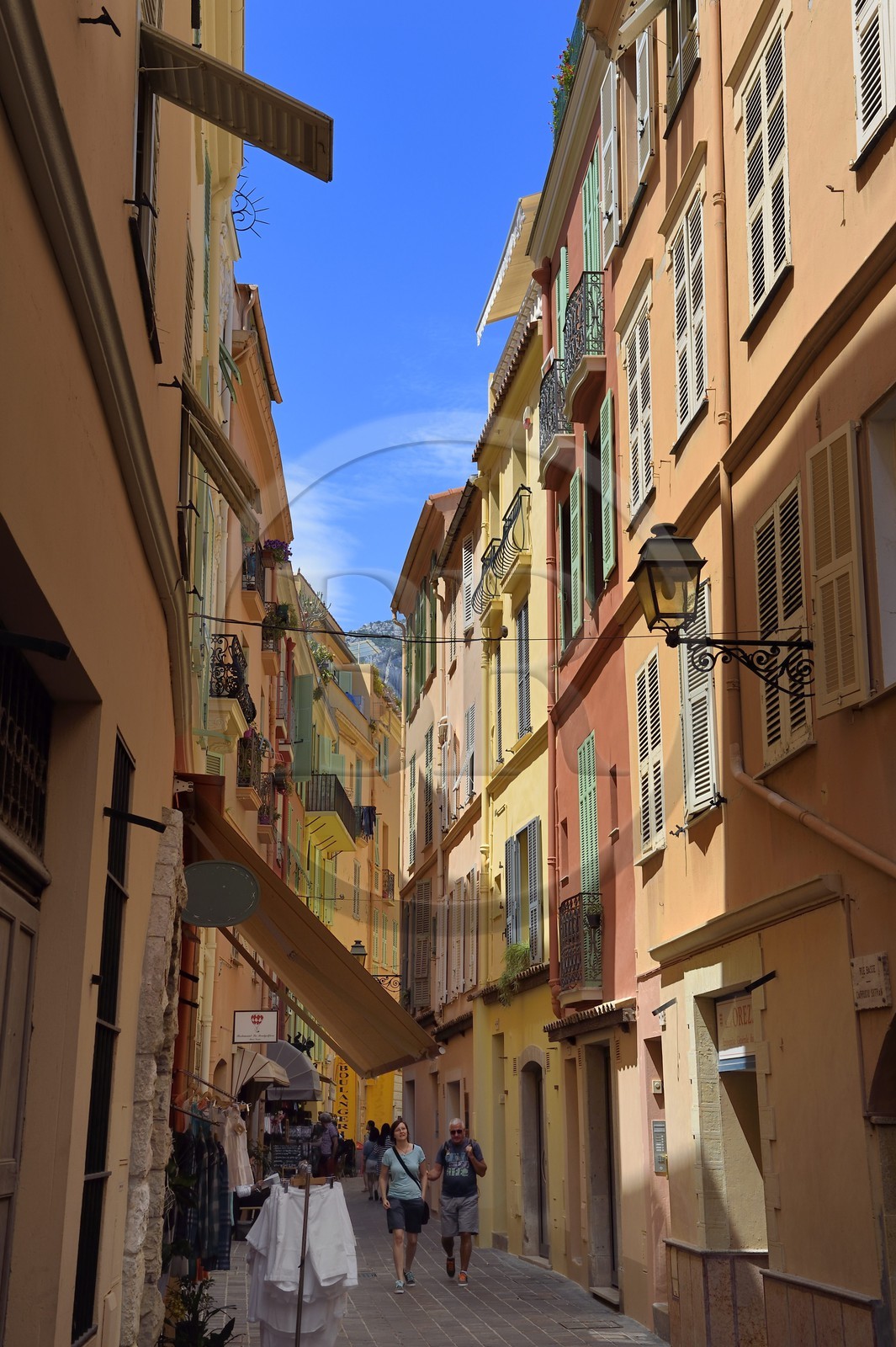 Principality of Monaco, Monaco, the old town on the Rock, rue Basse