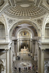 France, Paris (75), le Panthéon, la nef