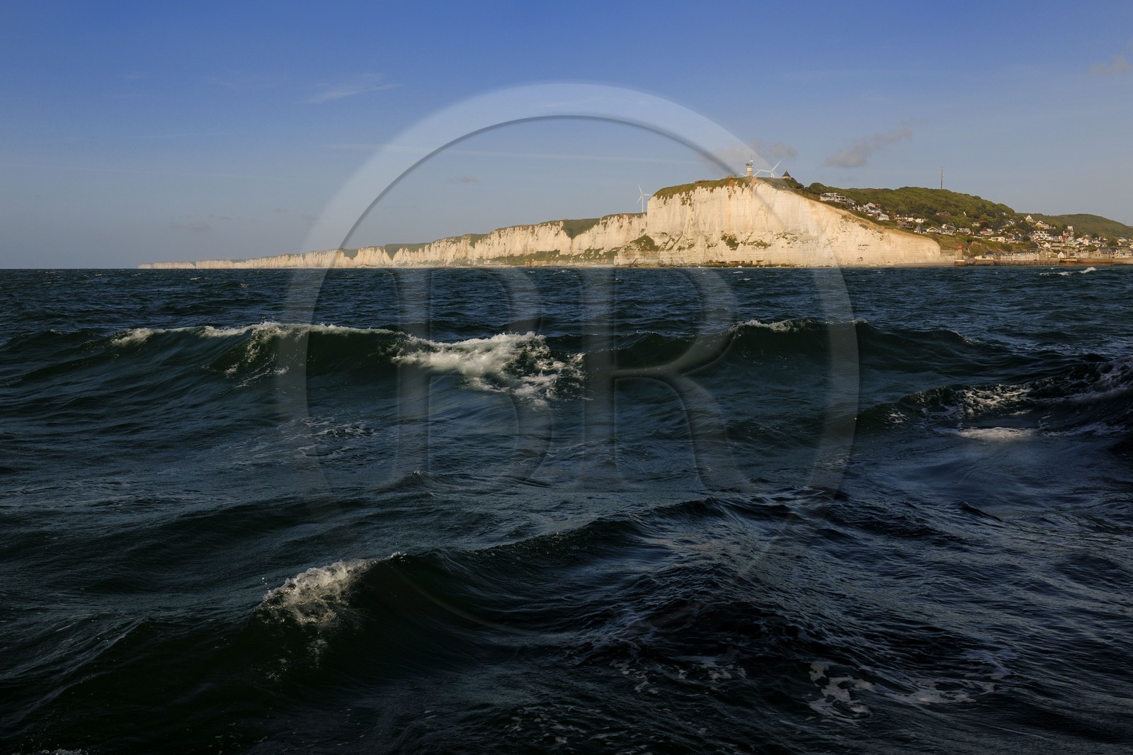France, Seine-Maritime (76), Pays de Caux, Côte d'Albâtre, les falaises de Fécamp