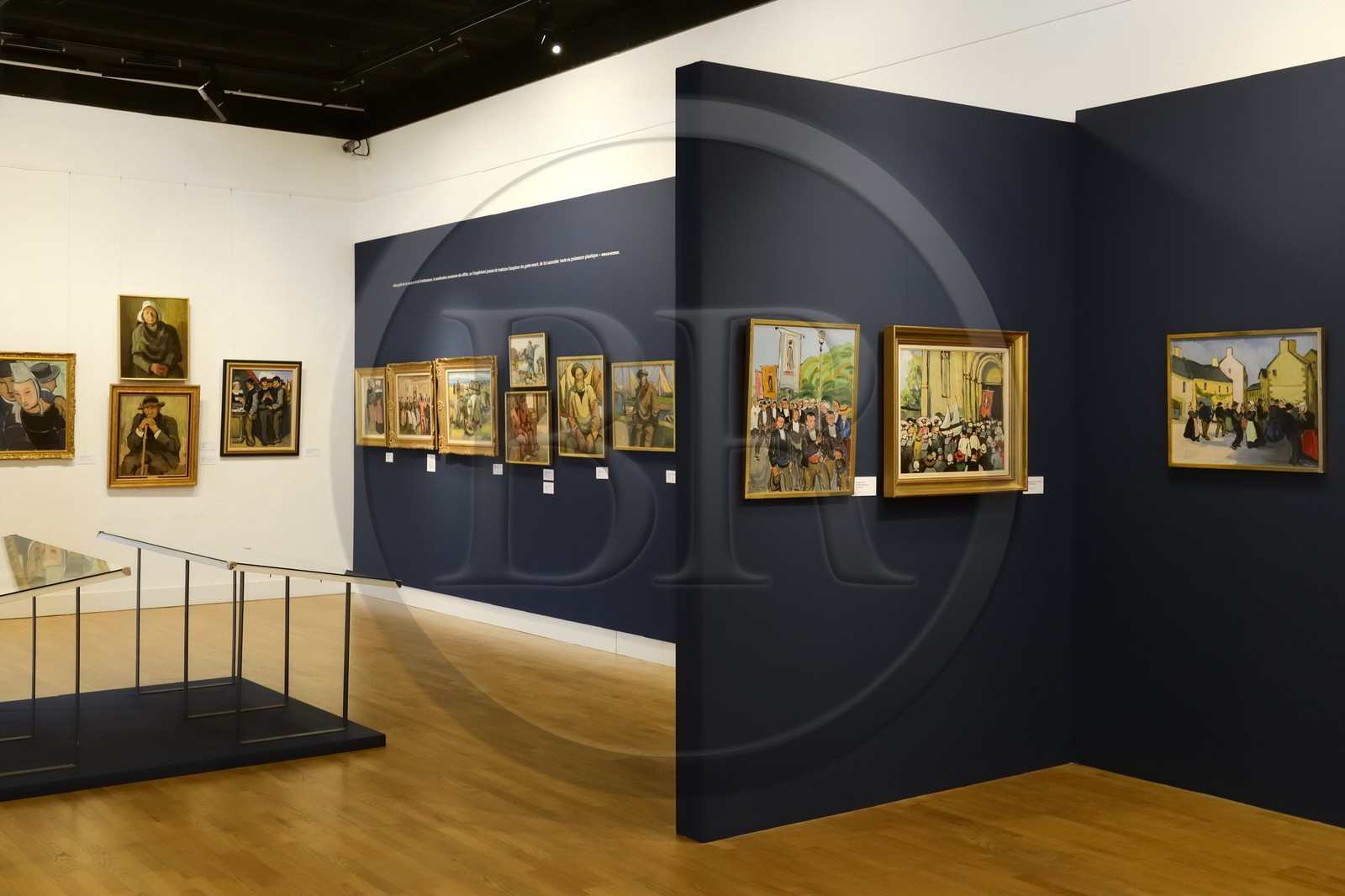 France, Finistère (29), Morlaix, le musée de Morlaix, exposition temporaire du peintre Pierre de Belay