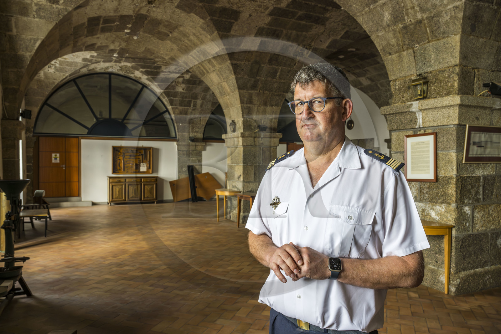 France, Finistère (29), Brest, l'arsenal, le port militaire est une base navale de la Marine nationale,