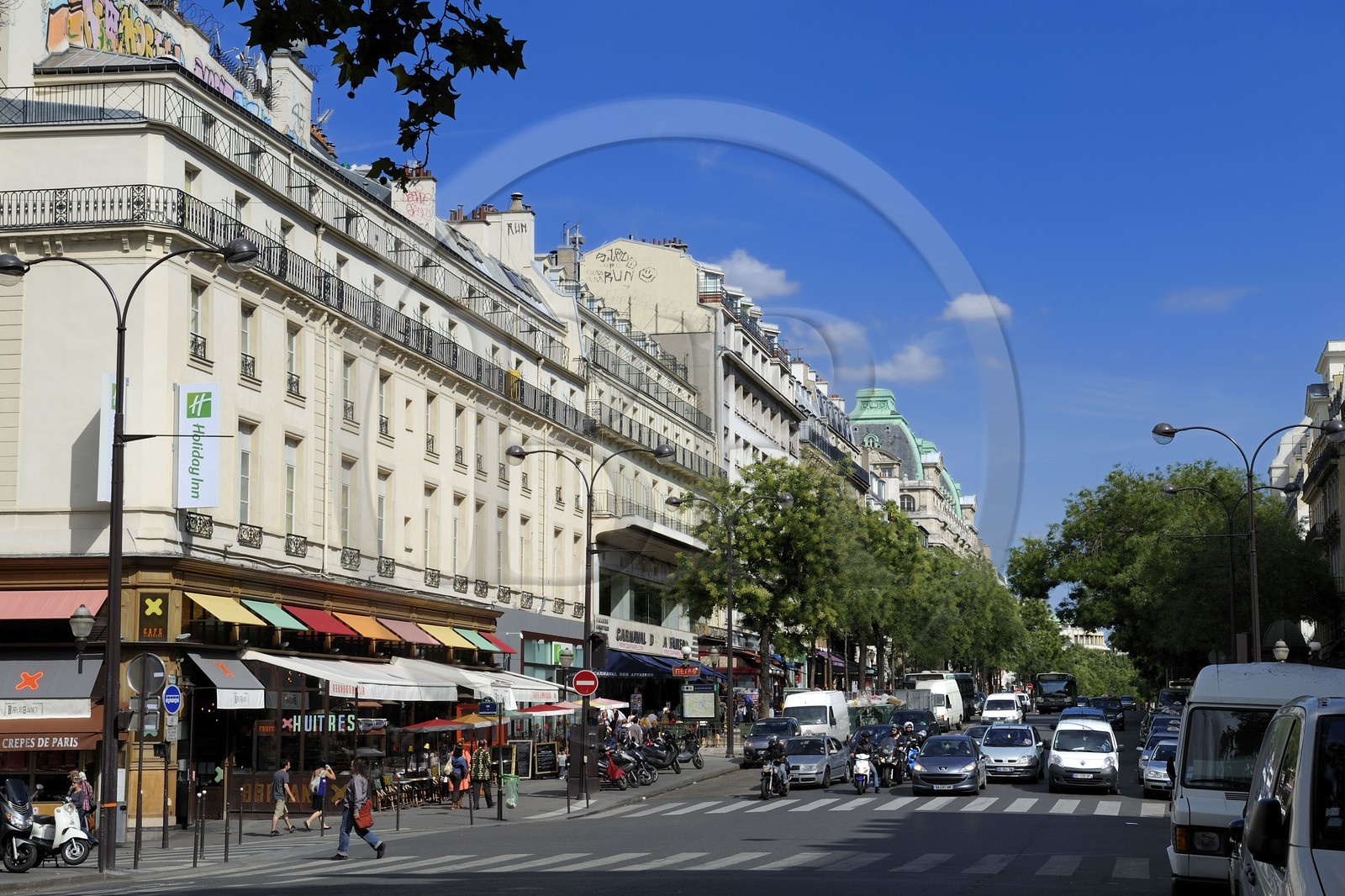 France, Paris (75), les Grands Boulevards, le boulevard Poissonnière