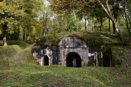 France, Meuse, Douaumont region, battle of Verdun, the Fort de Souville, the Bussiere turret