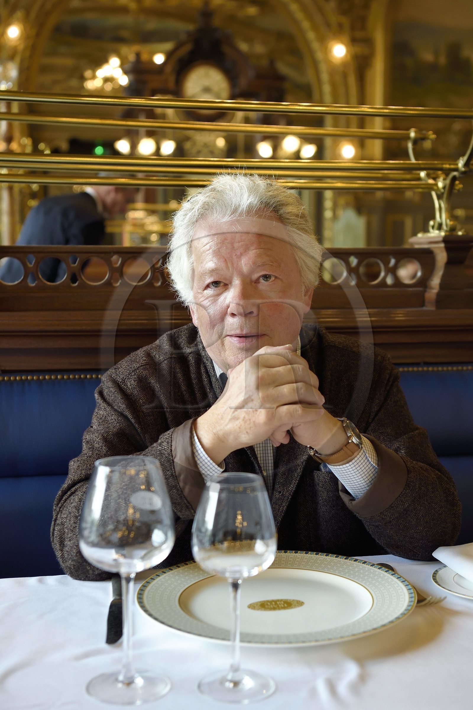 France, Paris (75), gare de Lyon, restaurant Le Train bleu, Gilles Pudlowski