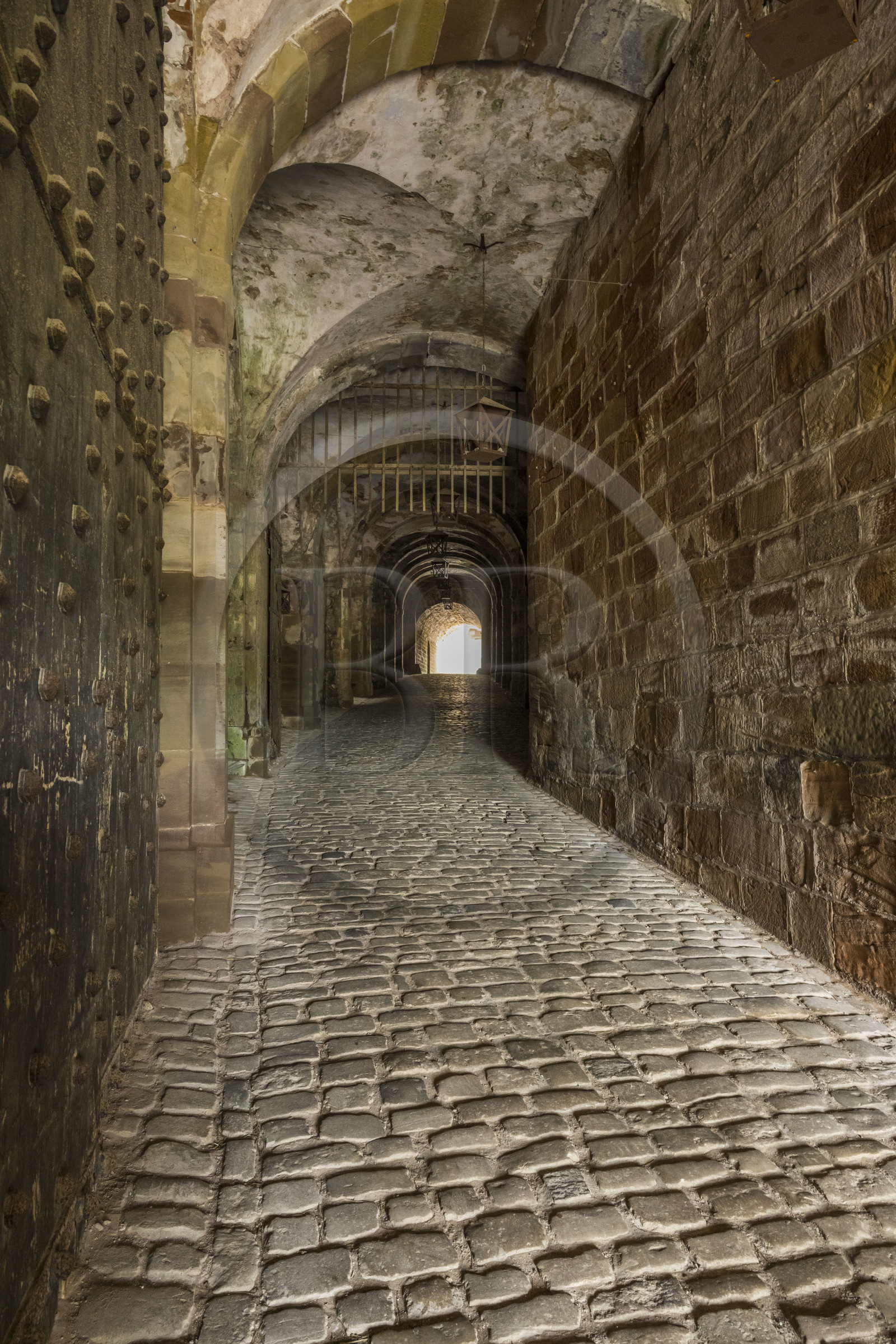 France, Moselle (57), Parc régional des Vosges du nord, Bitche, la citadelle fortifiée par Vauban