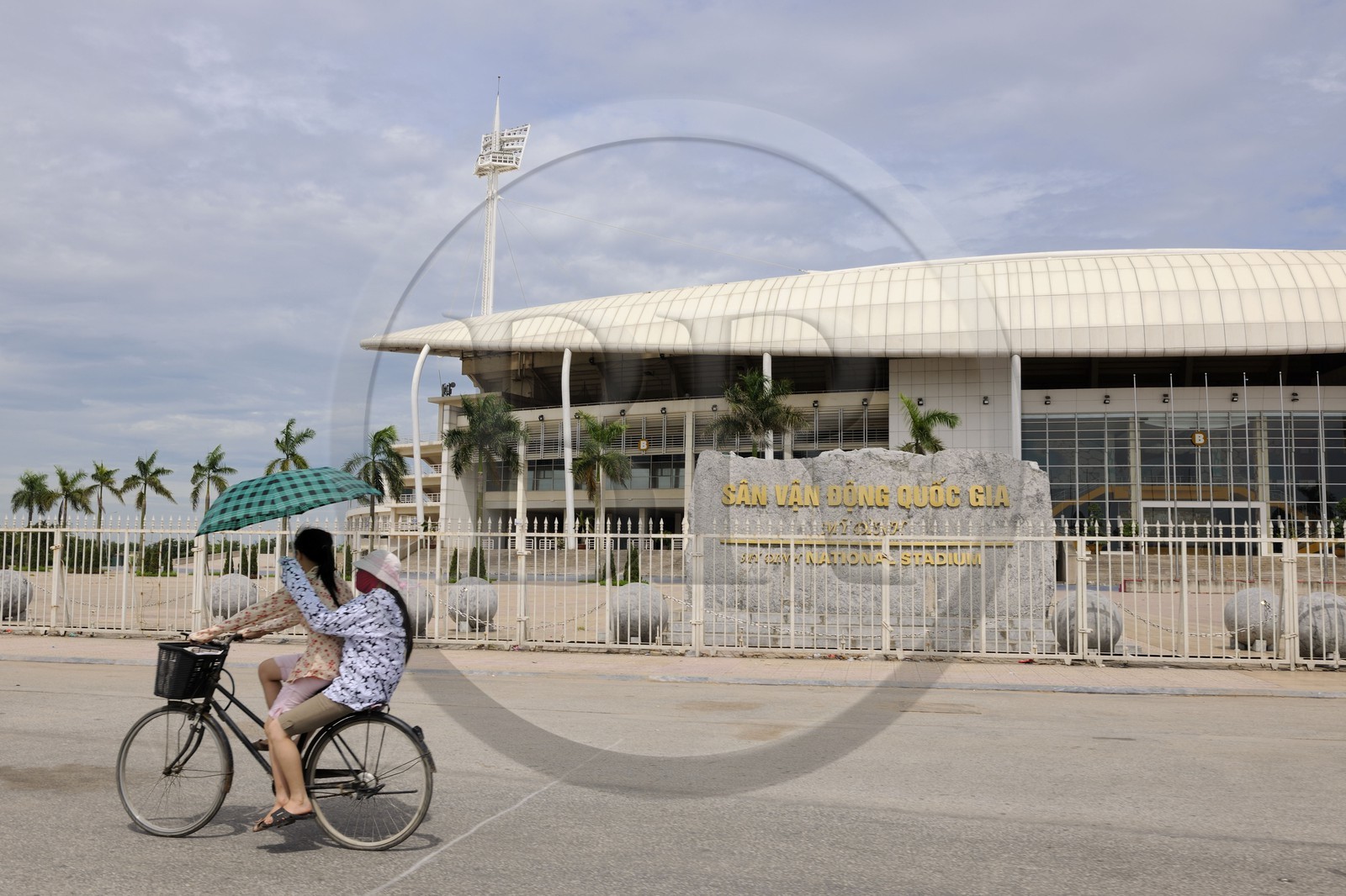 Vietnam, Hanoï, nouveau quartier de Tu Liem, le My Dinh National Stadium, le plus vaste stade du pays
