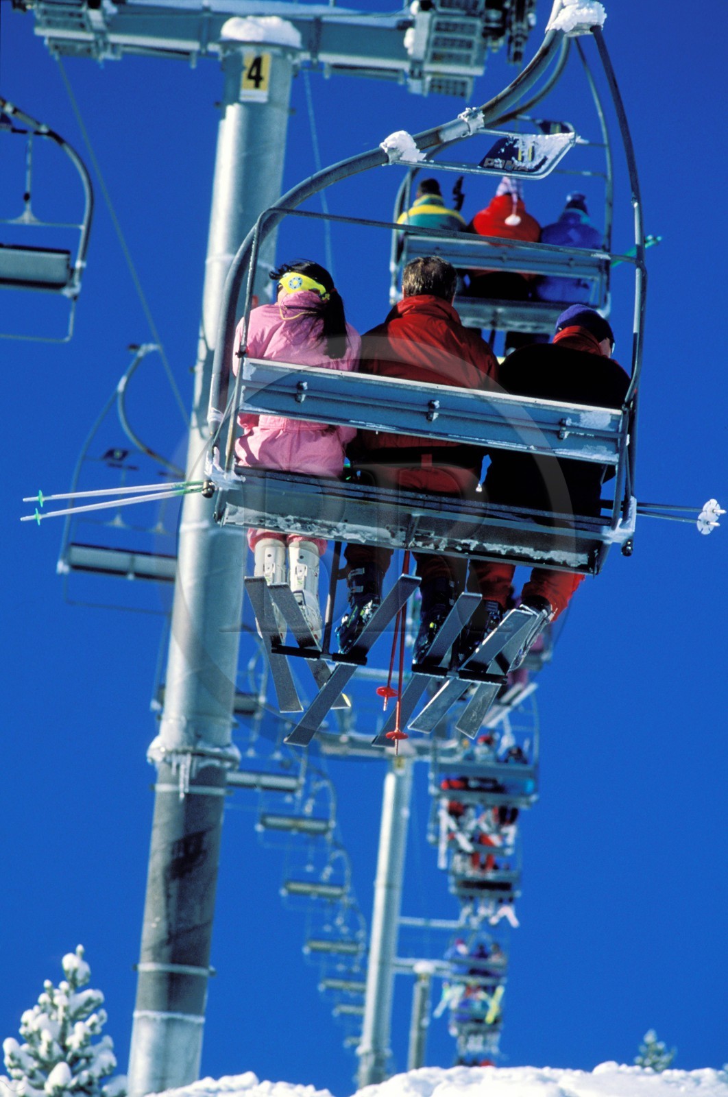 France, Savoie (73), remontées mécaniques aux Arcs