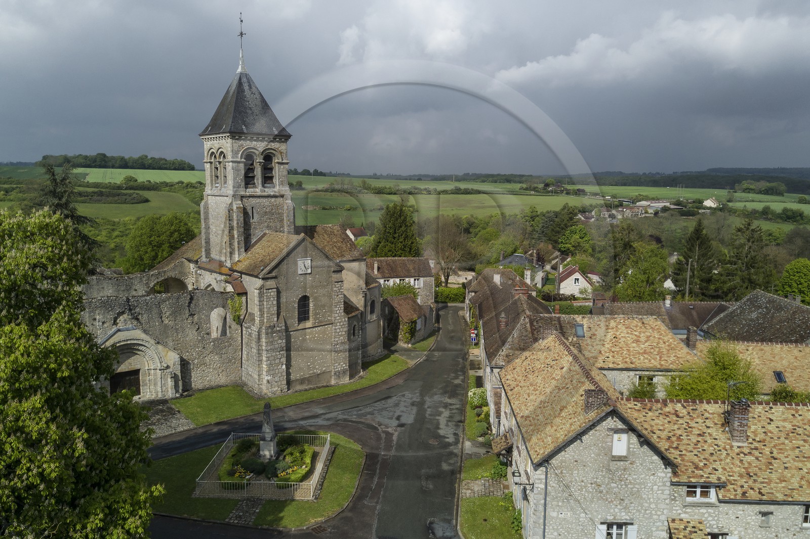 France, Yvelines (78), Montchauvet, l'église Sainte Marie-Madeleine