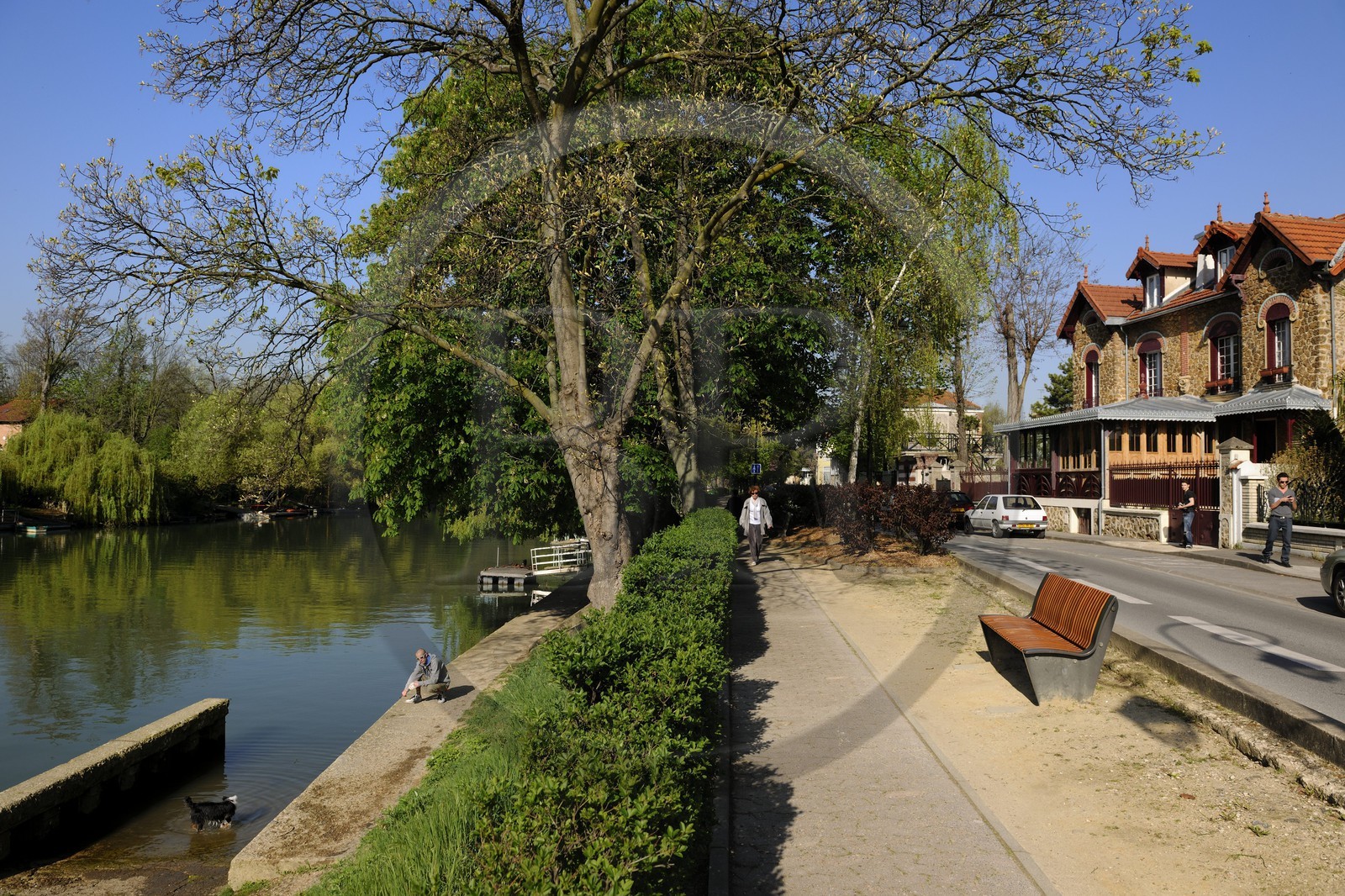 France, Val-de-Marne (94), les bords de Marne à Le Perreux-sur-Marne