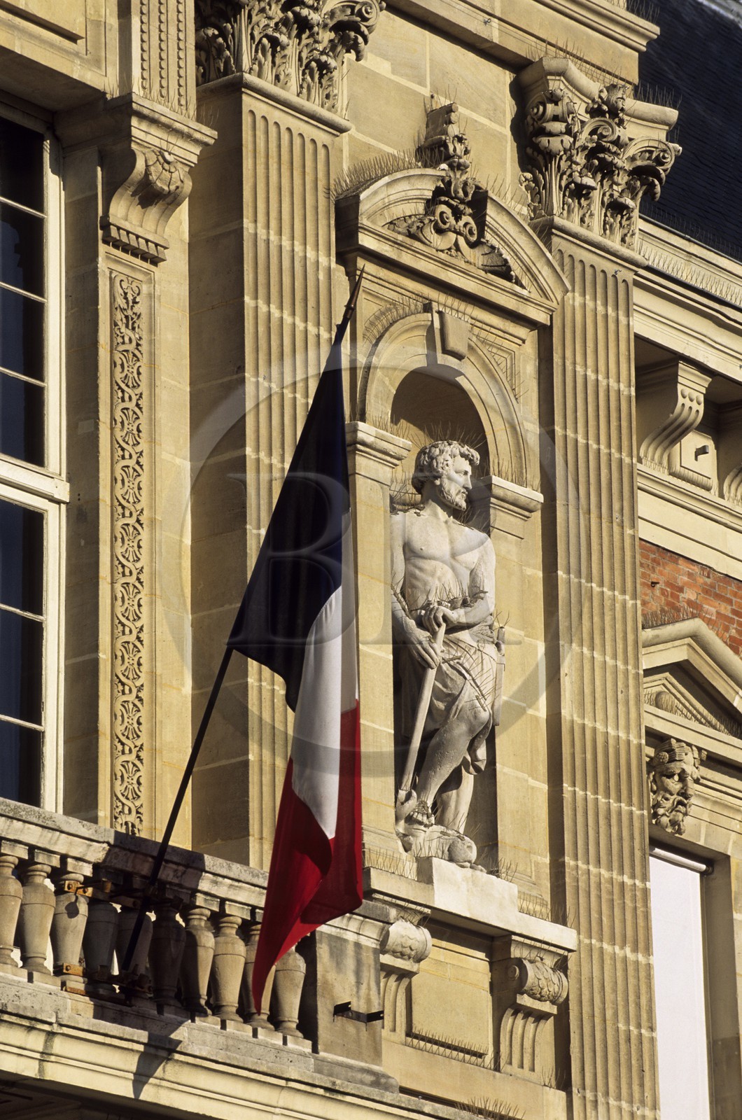 France, Paris, town hall of the Armand Carrel square