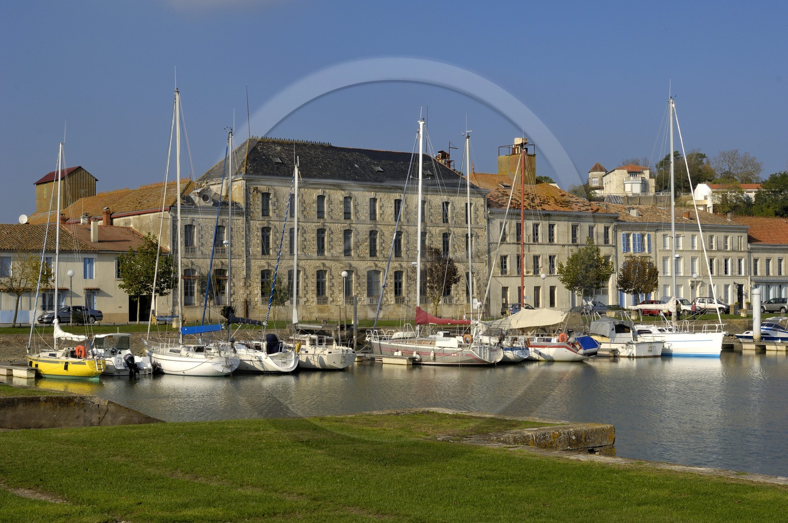 France, Charente-Maritime (17), Mortagne-sur-Gironde, le port