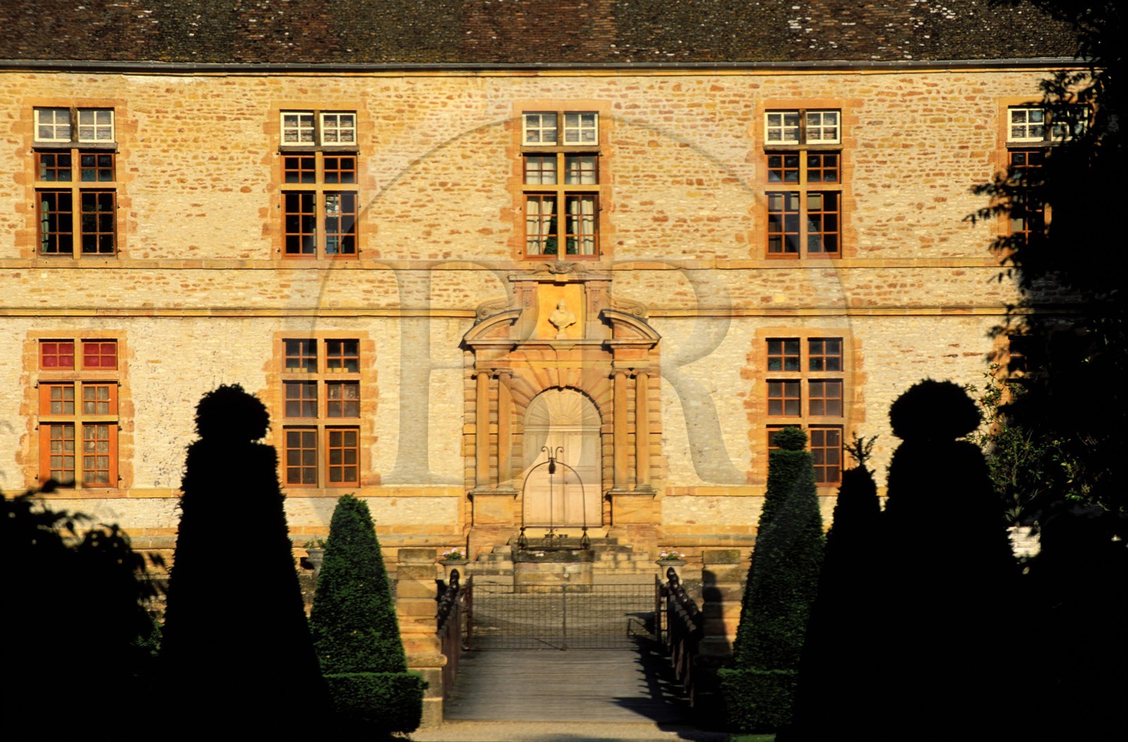 France, Saone et Loire, Mâconnais region, Cormartin castle, eastern facade