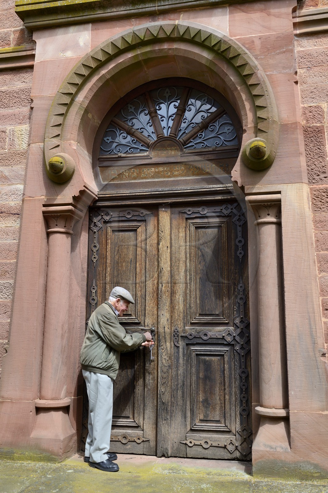 France, Bas-Rhin (67), Westhoffen, l'ancienne synagogue