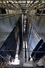 France, Paris (75), Opéra Garnier, la scène vue des cintres