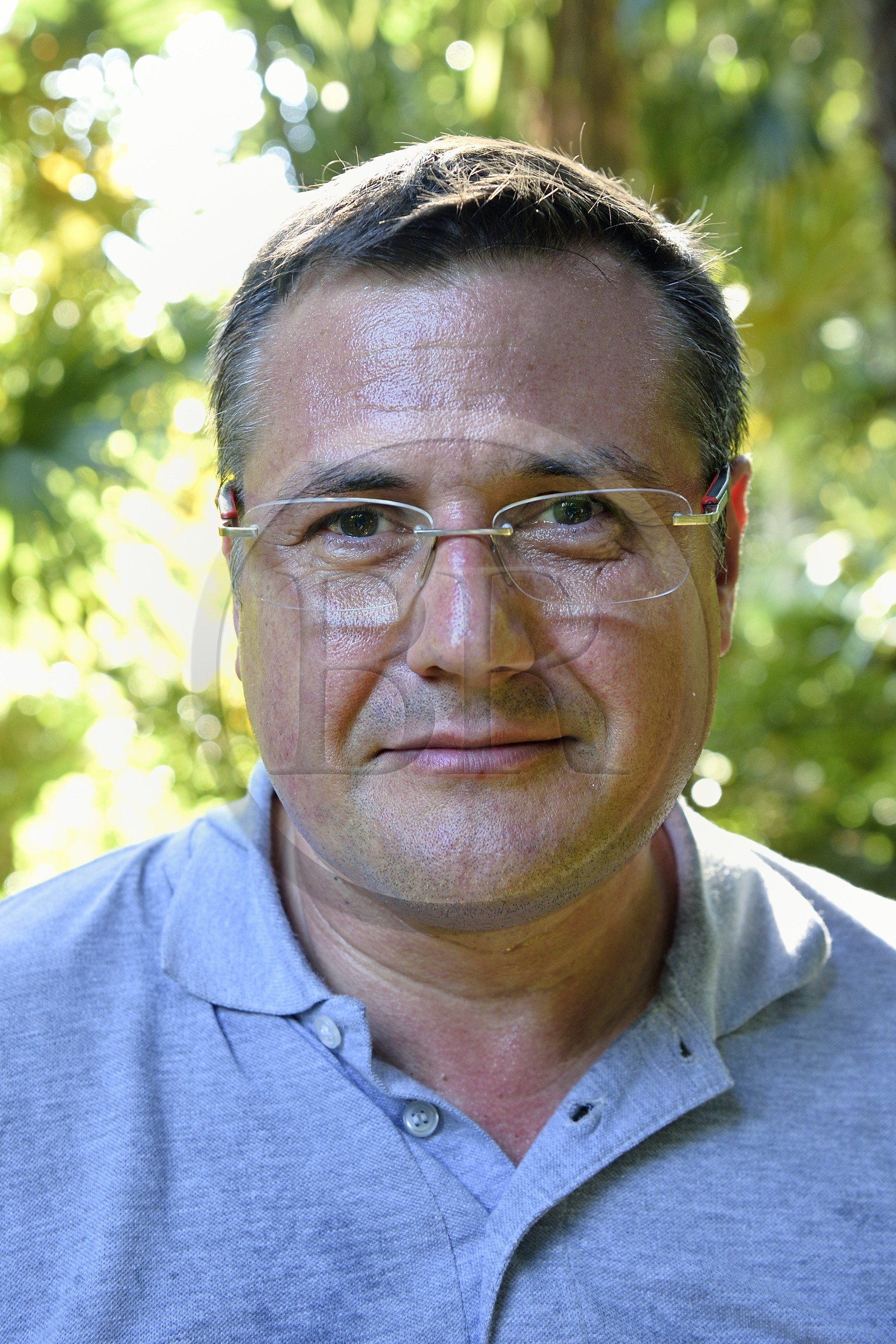 France, Alpes-Maritimes (06), Menton, Jardin Serre de la Madone, Franck Roturier directeur du service Parcs & Jardins