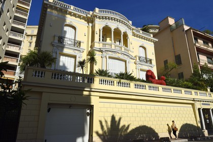 Principauté de Monaco, Monaco, quartier Moneghetti, Villa Bon Accord de style Belle Epoque au 26 boulevard de la Belgique