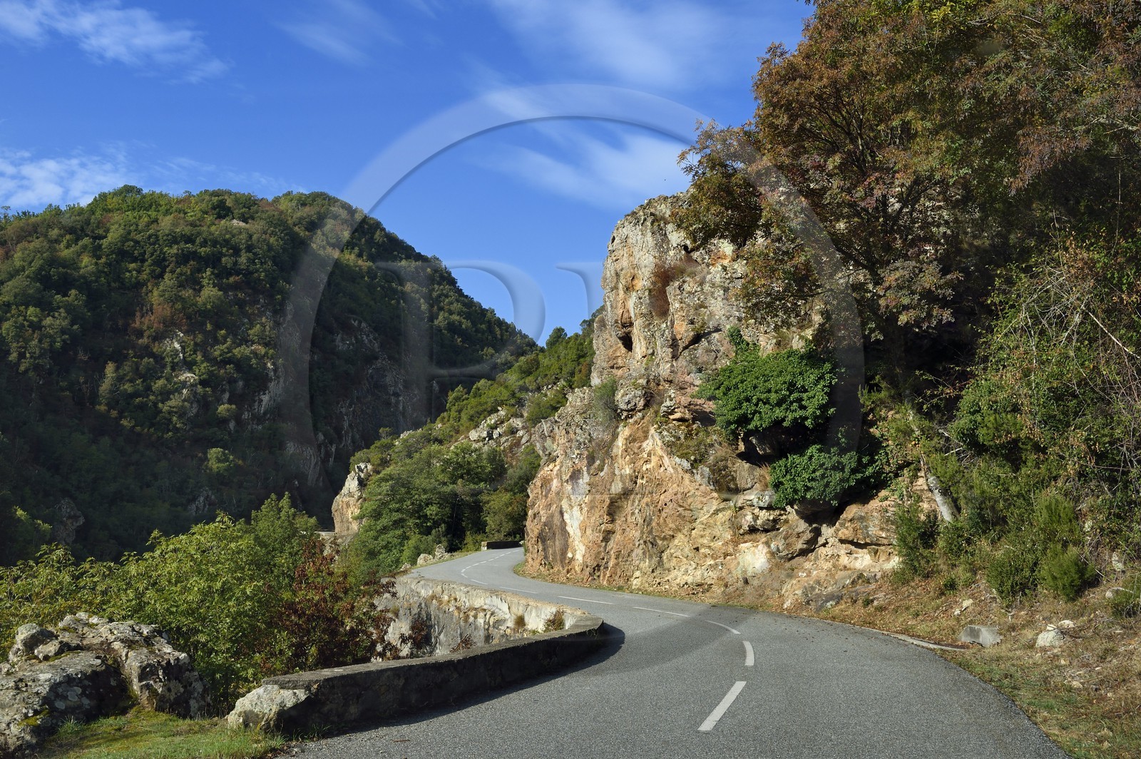 France, Corse-du-Sud (2A), Vallée du Prunelli, gorges du Prunelli