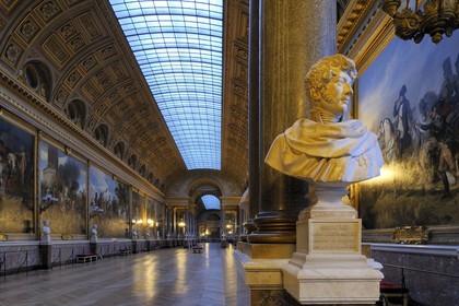 France, Yvelines (78), château de Versailles, classé Patrimoine Mondial de l'UNESCO, Musée de l’Histoire de France crée par Louis-Philippe dans l'aile du Midi, Galerie des Batailles